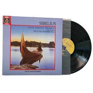 Sibelius Finlandia Karelia Suite LP Classical Sir John Barbirolli EMI Angel